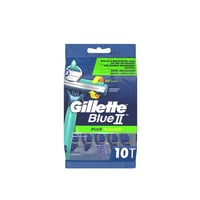 Gillette Blue II Plus Slalom Disposable Razors x10
