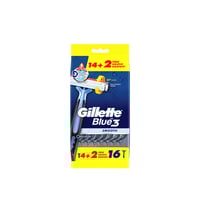 Gillette Blue3 Smooth Disposable Razors x16