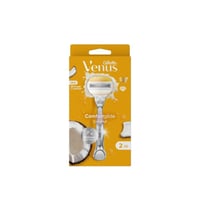 Gillette Venus Comfortglide Coconut Platinum Metal Handle Razor