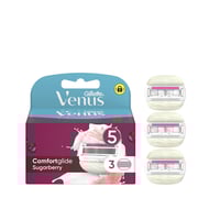 Gillette Venus Comfortglide Sugarberry Refill Blades x3