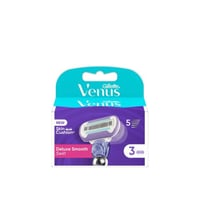 Gillette Venus Deluxe Smooth Swirl Refill Blades x3