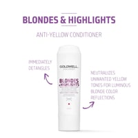 Goldwell Dualsenses Blondes & Highlights Anti-Yellow Conditioner 200ml (6.76floz)