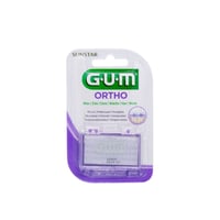 GUM Ortho Pre-Cut Wax x5 Strips