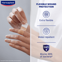 Hansaplast Elastic Extra Flexible Water Resistant Plasters x20