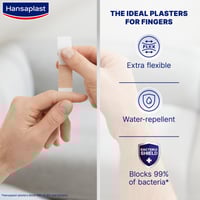 Hansaplast Finger Strips Elastic Plasters x16
