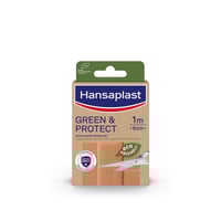 Hansaplast Green & Protect Plasters 1mx6cm x10 (10x1.1ydx2.4in)