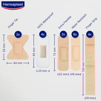 Hansaplast Hand Mix Pack Plasters x20