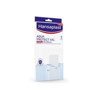 Hansaplast Med+ Aqua Protect 4XL Sterile Waterproof Wound Plasters x5