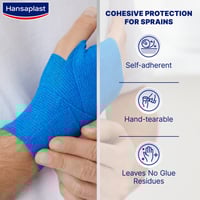 Hansaplast Med+ Cohesive Bandage 4mx6cm x1