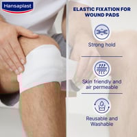Hansaplast Med+ Elastic Fixation Bandage 4mx8cm x1