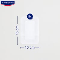 Hansaplast Med+ Sensitive 3XL Sterile Plasters x5