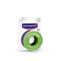 Hansaplast Med+ Sensitive Fixation Tape 5mx2.5cm (5.5ydx1.0in)