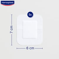 Hansaplast Med+ Sensitive XL Sterile Plasters x5