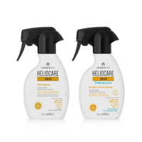 Heliocare 360 Fluid Spray Sunscreen SPF50 250ml + 360 Pediatrics Atopic Lotion Spray SPF50 250ml