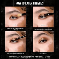 Danessa Myricks Beauty Colorfix Liquid Metals Waterproof Metallic Liquid Pigment Hot Fire 10ml