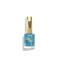 INOCOS Like Gel 2 Long Color Nail Polish 180 Holo Blue Glitter 11ml