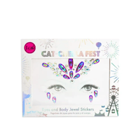 J.Cat Cat-Chella Fest Face and Body Jewel Stickers 101 Pink Topaz