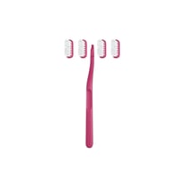 Jordan Green Clean Change Soft Toothbrush Fuchsia + Replacement Head x4