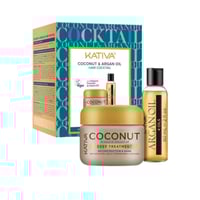 Kativa Coconut & Argan Oil Hair Cocktail Set