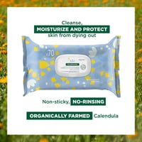 Klorane Baby Gentle Cleansing Wipes x70