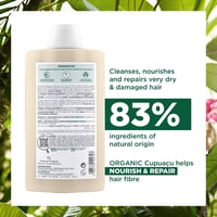 Klorane Nourishing & Repairing Organic Cupuaçu Butter Shampoo 400ml
