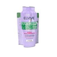 L'Oréal Paris Elvive Hydra [Hyaluronic] Shampoo 400ml + Hydra [Hyaluronic] Shampoo Refill 250ml
