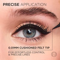 L'Oréal Paris Haute Precision Liquid Eyeliner 010 Noir Silk