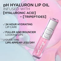 L'Oréal Paris Plump Ambition Hyaluron Lip Oil pH 113 Cristal Ice 5ml (0.16floz)