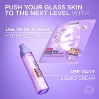 L'Oréal Paris Revitalift Filler Glass Skin Hydrogel Glow Mask x1
