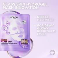 L'Oréal Paris Revitalift Filler Glass Skin Hydrogel Glow Mask x1