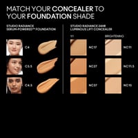 M.A.C Cosmetics Studio Radiance 24hr Luminous Lift Concealer NC17 11ml