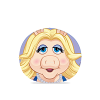 Mad Beauty Disney The Muppets Miss Piggy Sheet Face Mask 25ml