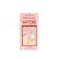 Makeup Revolution I Heart Revolution Chocolate Shadow Palette Marble Rose Gold