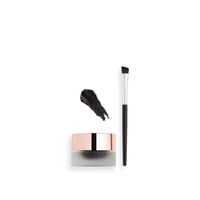 Makeup Revolution Ultra Pigmented Gel Eyeliner Pot With Precision Angled Brush Black 3g