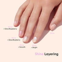 Manucurist Active Glow Nail Care Effects Raspberry 15ml