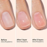 Manucurist Active Glow Nail Care Effects Raspberry 15ml