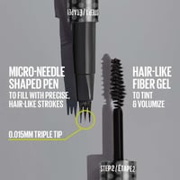 Maybelline Brow Inserts Brow Multiplying Tool 02 Soft Brown