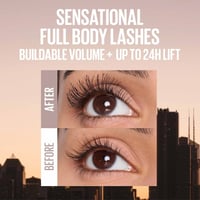 Maybelline Lash Sensational Body Washable Mascara Black 9.6ml