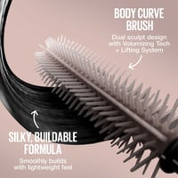 Maybelline Lash Sensational Body Washable Mascara Black 9.6ml