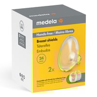 Medela Hands-Free Breast Shields Medium Size x2