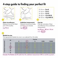 Medela Ultimate BodyFit Bra Black Medium Size x1