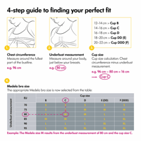 Medela Ultimate BodyFit Bra White Small Size x1