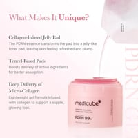 Medicube PDRN Pink Collagen Toning Gel Toner Pad x70