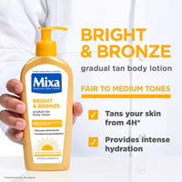 Mixa Bright & Bronze Gradual Tan Lotion 250ml