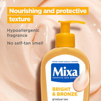 Mixa Bright & Bronze Gradual Tan Lotion 250ml