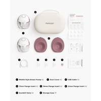 Momcozy M6 Mobile Style™ Hands-Free Double Breast Pump Cozy Red