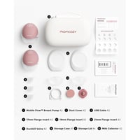 Momcozy M9 Mobile Flow™ Hands-Free Double Breast Pump Cozy Red