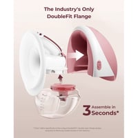 Momcozy M9 Mobile Flow™ Hands-Free Double Breast Pump Cozy Red