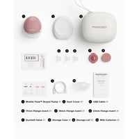 Momcozy M9 Mobile Flow™ Hands-Free Single Breast Pump Cozy Red