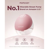 Momcozy M9 Mobile Flow™ Hands-Free Single Breast Pump Cozy Red